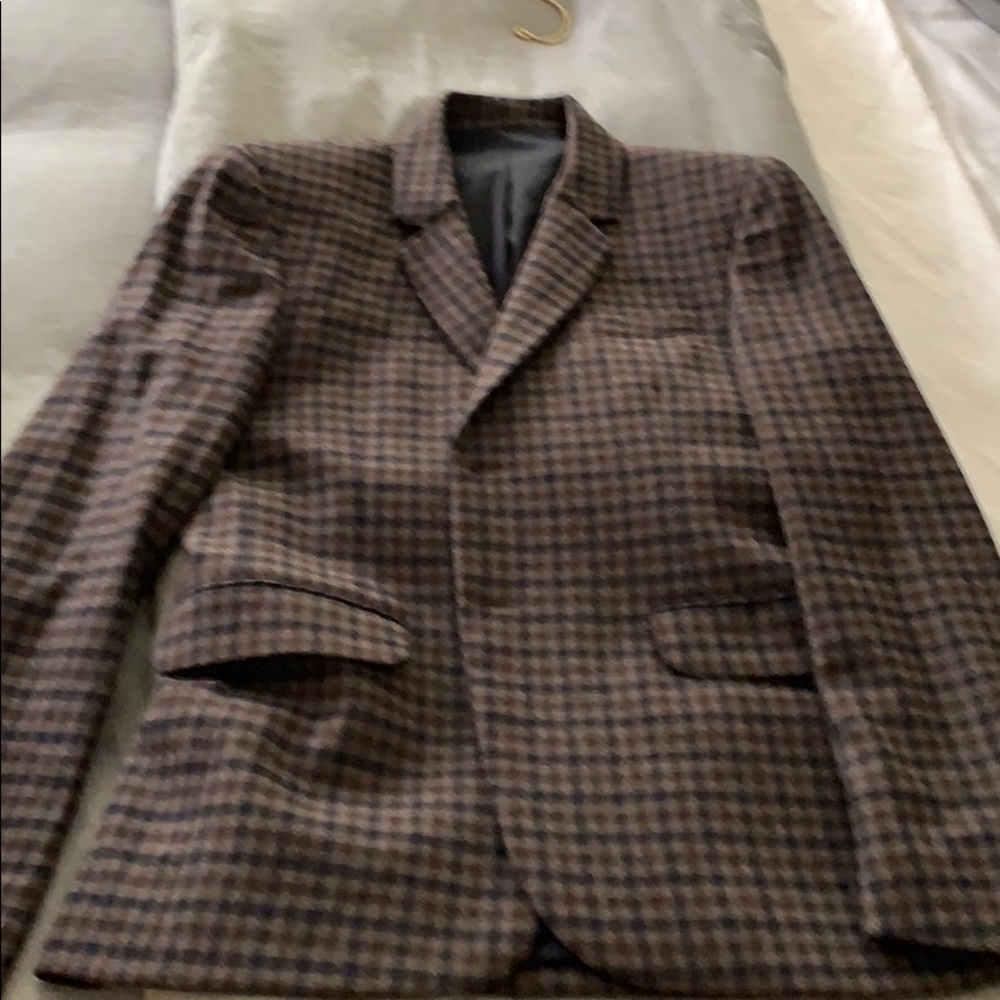 Men’s Vince check blazer